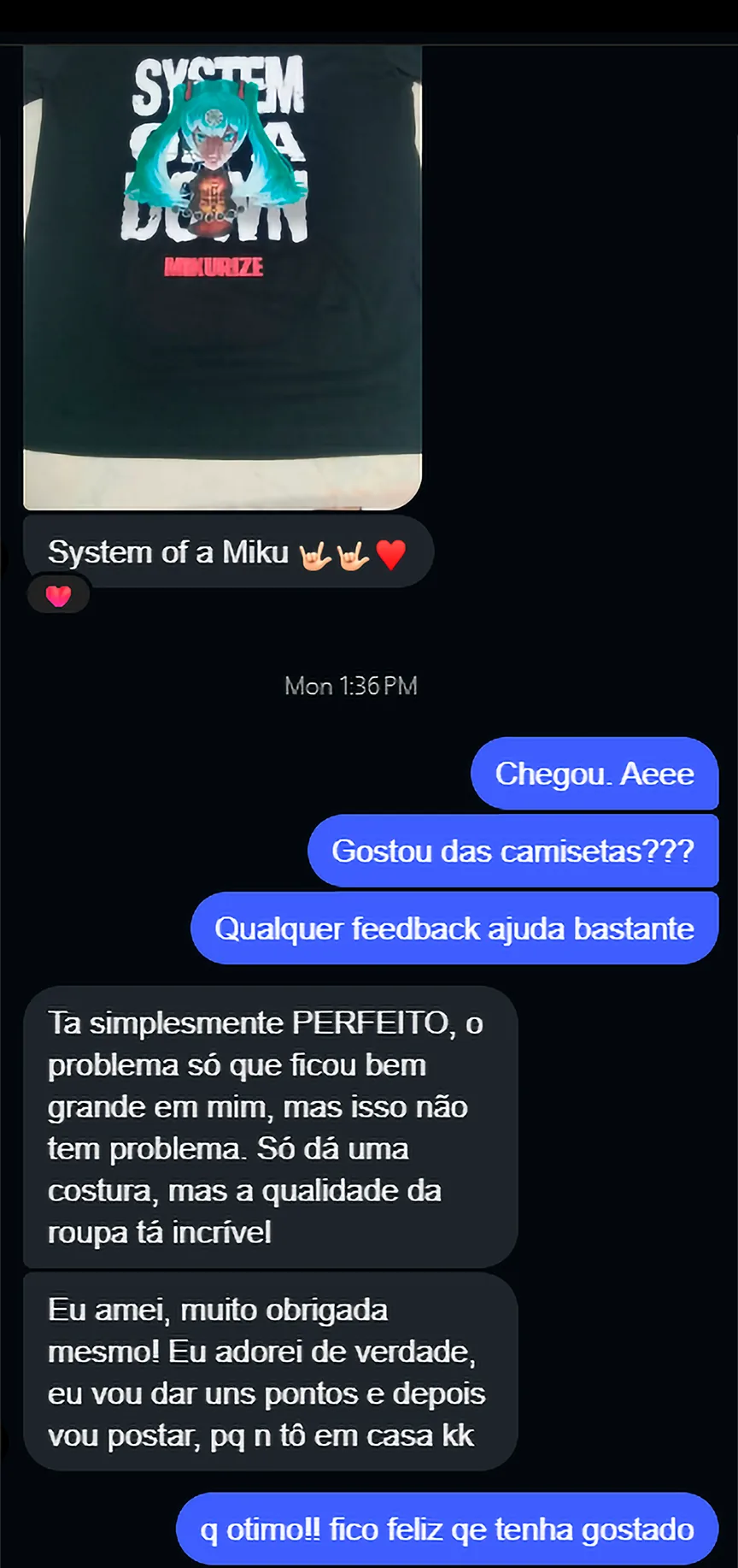 Avaliação de cliente: Simplesmente PERFEITO